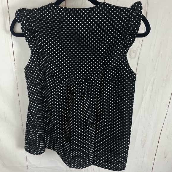 Savannah Jane embroidered polka dot top small - Picture 6 of 6